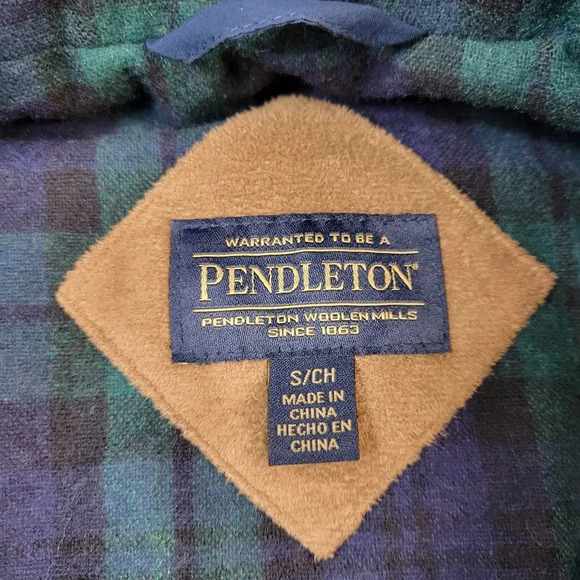 Pendleton Sherpa Full Zip Jacket Women Small Pockets Barn Coat Chore Cottagecore - Picture 7 of 16